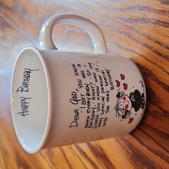 Enesco Other - Dear God Birthday Mug
